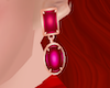 -VM- Ruby Earrings