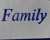 SK Family sign dark blue