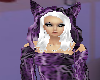 (HAE) Purple Cat Hoodie