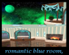 romantic blue room, 
