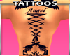 Angel Wings & Gun Tattoo