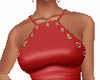 VESTIDO SEXI ROJO  PIEL