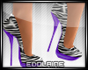 E~ Purple Zebra Shoes