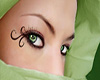 beautiful green eyes