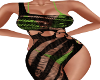 Frayed Black Beachwear