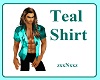 Teal Shirt Male