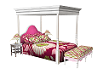 Berry Pink Canopy Bed