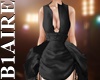 B1l Drapped Dress Black