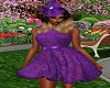 Purple Sparkly Spg Dress