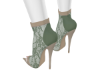Green Lace Shoes F