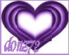 purple flashing heart