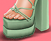 3D Green Sandals DRV