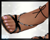 Eo) Black Tied Sandals