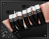 !S Right Brace White