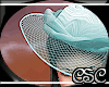 {CSC} Teal Elegant Hat