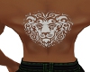 lion back tattoo