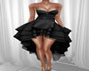 Elegant Black Satin Gown
