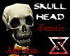 ]Z[ skull Head female