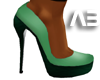 (AB)Green Denimist Shoes