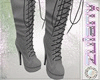 Z~Sexy High BOOTS Gray