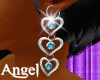 LSA Azule Heart Earrings