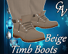 BEIGE TIM BOOTS - M