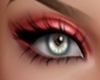 Red Eyeshadow + Lashes