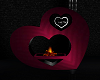 Fireplace LOVE Heart 