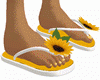 {R}Flip flops Sunflowers