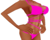 strappy bikini pink