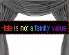 hate is not a family