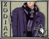 Purple Coat w/Scarf