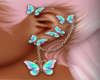Earring Cuffs&blue***