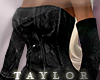 T: Black Leather Dress