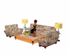 Flrl Couch Set w/poses