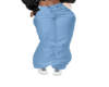 Blue Baggy cargos Beige