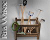 Crate of Garden Tools