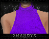 xMx:Purple Sweater Tank