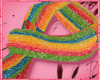 ! rainbow lace scarf <33