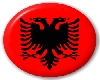 albainian flag button