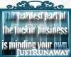 The hardest part.