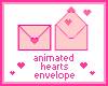 Envelope of hearts<3