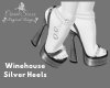 Winehouse Silver Heels