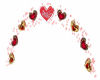 large valentines arch