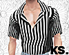♕ Stripes Baggy Shirt