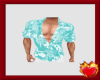 Aqua Hawaiian Shirt