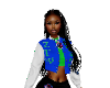 black high ponytail