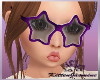 Girl Star Glasses Purple